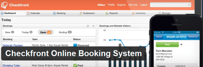 Checkfront and Checkfront WordPress Booking plugin