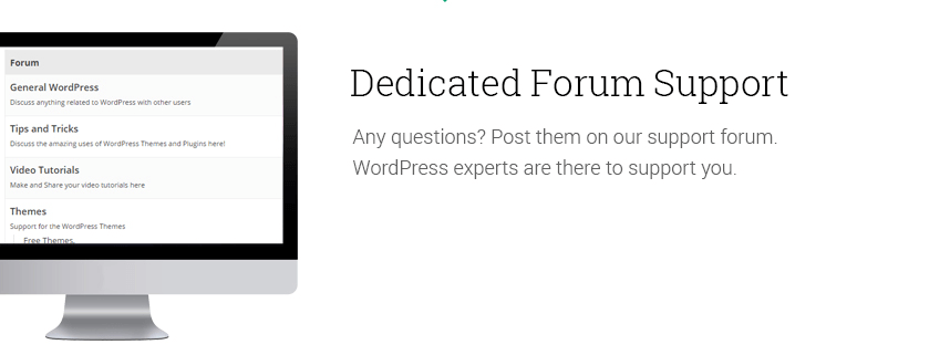 Dedicated-forum-support
