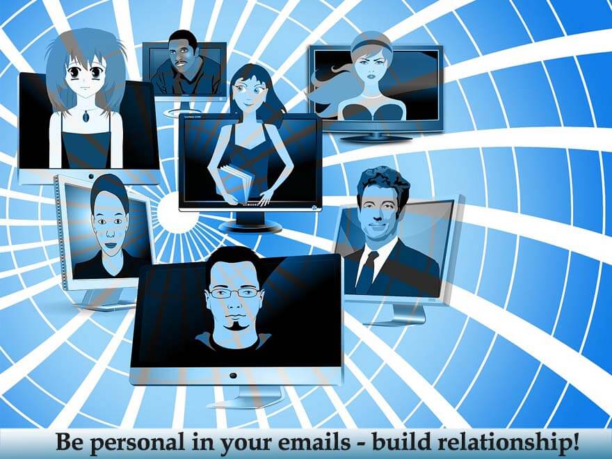 get personal in your emails