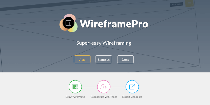 Wireframe Pro - Tool to streamline your web development process