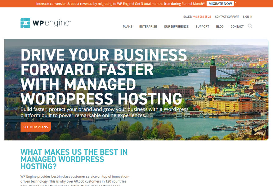 WPEngine - Top WordPress Hosting Solutions Comparison