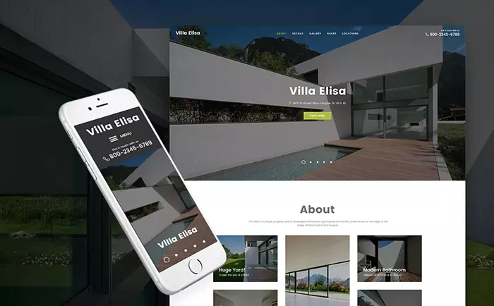 Villa Elisa - Real Estate Responsive WordPress Theme