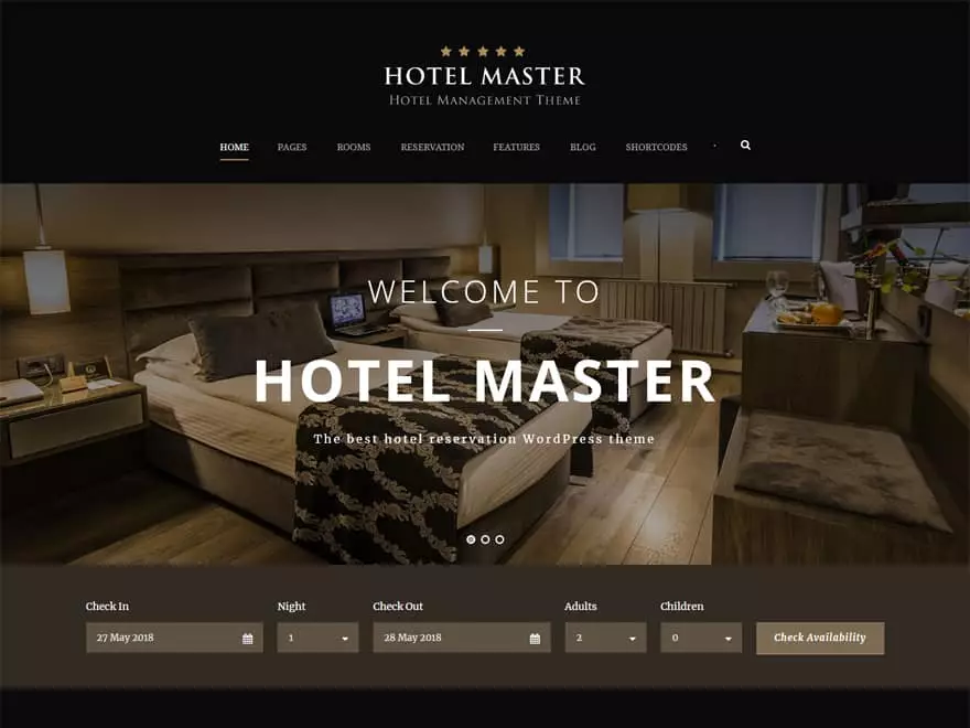 Hotel Master - WordPress Hotel and Resort Themes