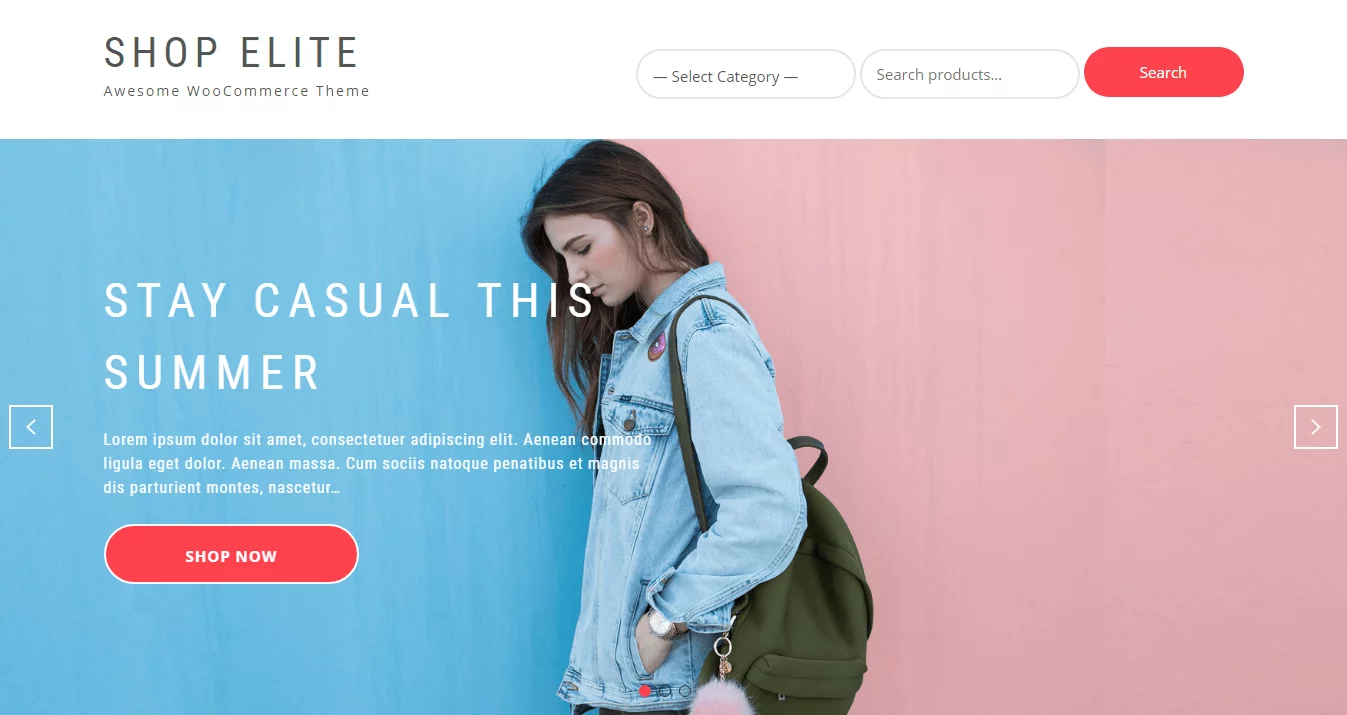 Shop Elite - Best E-commerce and WooCommerce WordPress Themes and Templates