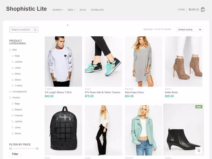 Shophistic Lite - Best E-commerce and WooCommerce WordPress Themes and Templates