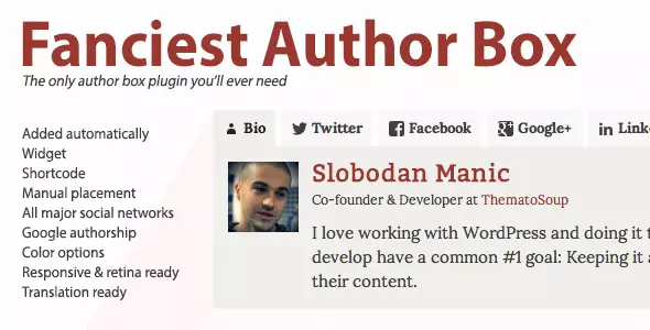 Best WordPress Author Bio Box Plugins: Fanciest Author Box