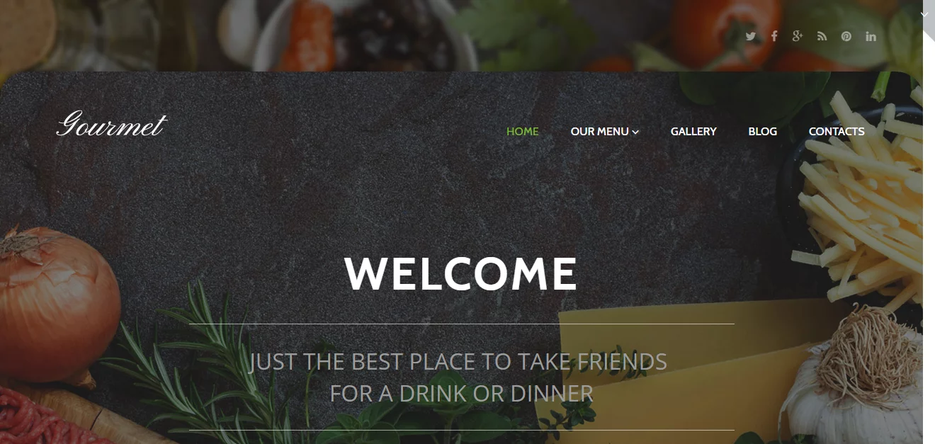 Gourmet Cuisine - Best Premium Restaurant/Food WordPress Theme
