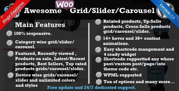 Best WooCommerce Product Slider Extensions for WordPress: TWI WooCommerce Product Slider/Carousel/Grid