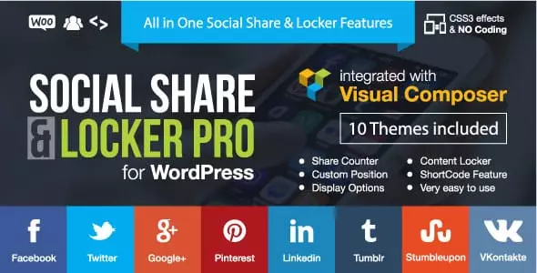 Best WordPress Social Media Share/Counter Plugin: Social Share Locker Pro