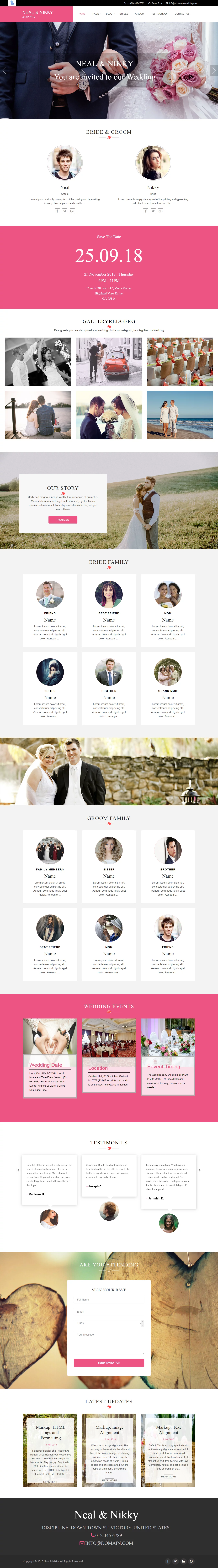 Vivah Royal Wedding - Best Free Wedding WordPress Theme