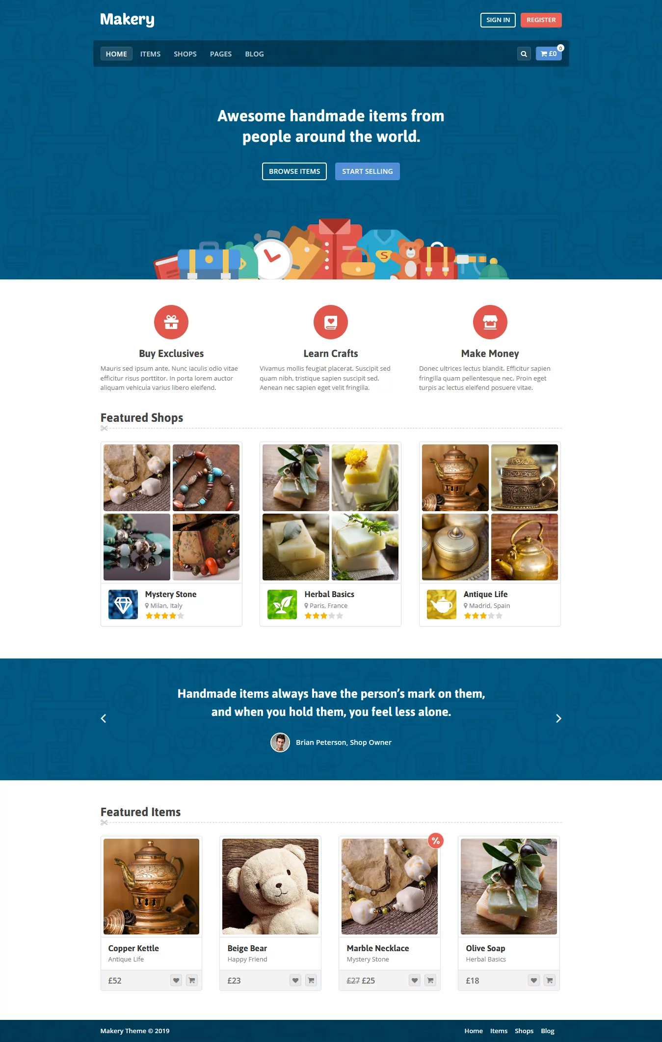 Makery - Best Premium Marketplace WordPress Theme