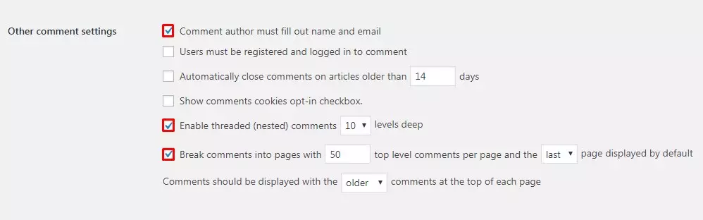 Paginate Comments in WordPress.