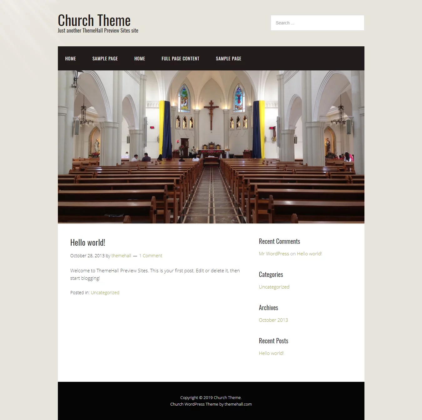 Church - Best Free Church WordPress Theme