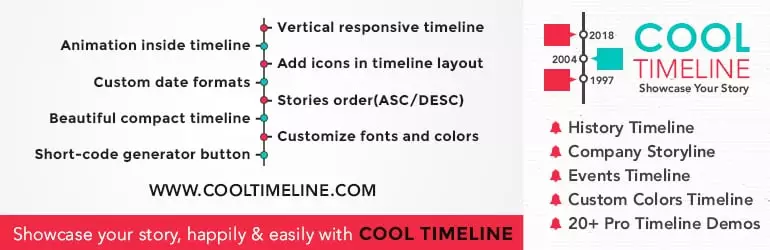 Cool Timeline-Best Free WordPress Timeline Plugin