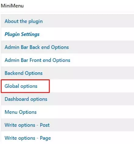 Disable the Screen Options Button in WordPress.