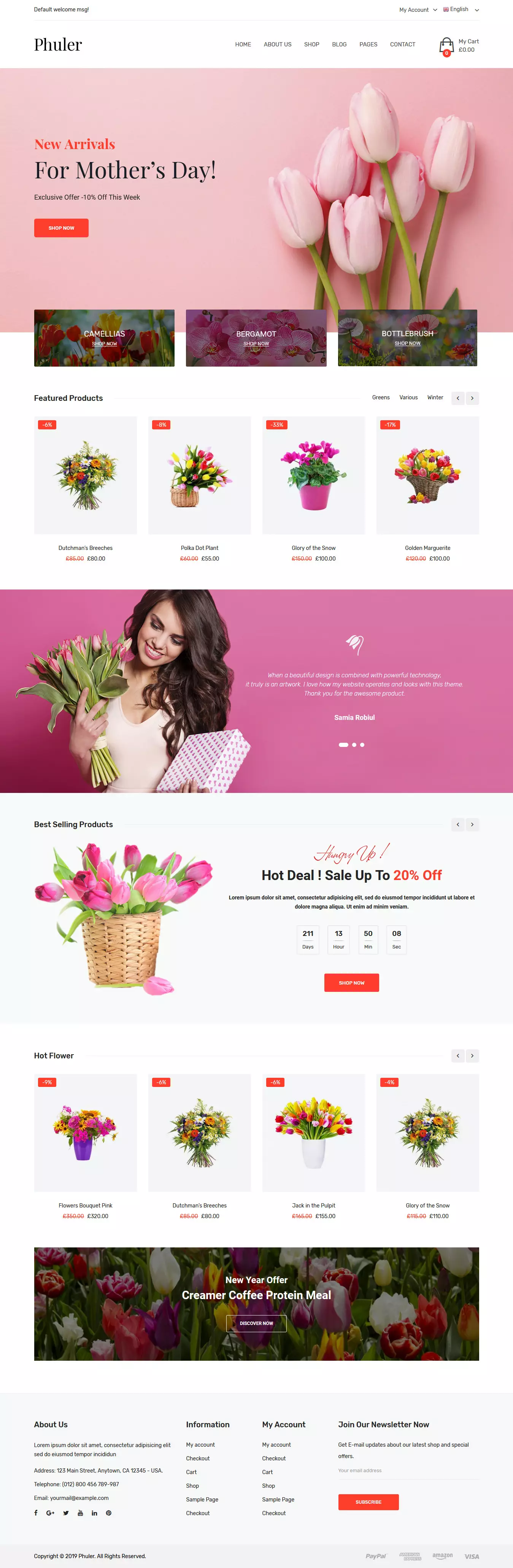 Phuler - Best Premium Florist and Floriculture WordPress Theme
