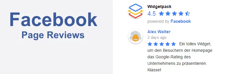 Facebook Reviews - wordpress facebook widgets