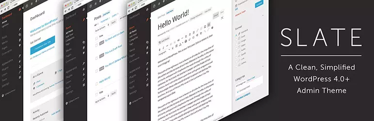 Slate Admin Theme – Best Free WordPress Backend Customizer Plugin