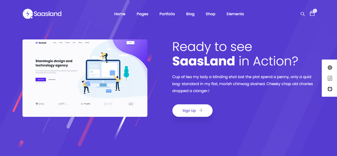 Saasland - Best Software Company WordPress Theme