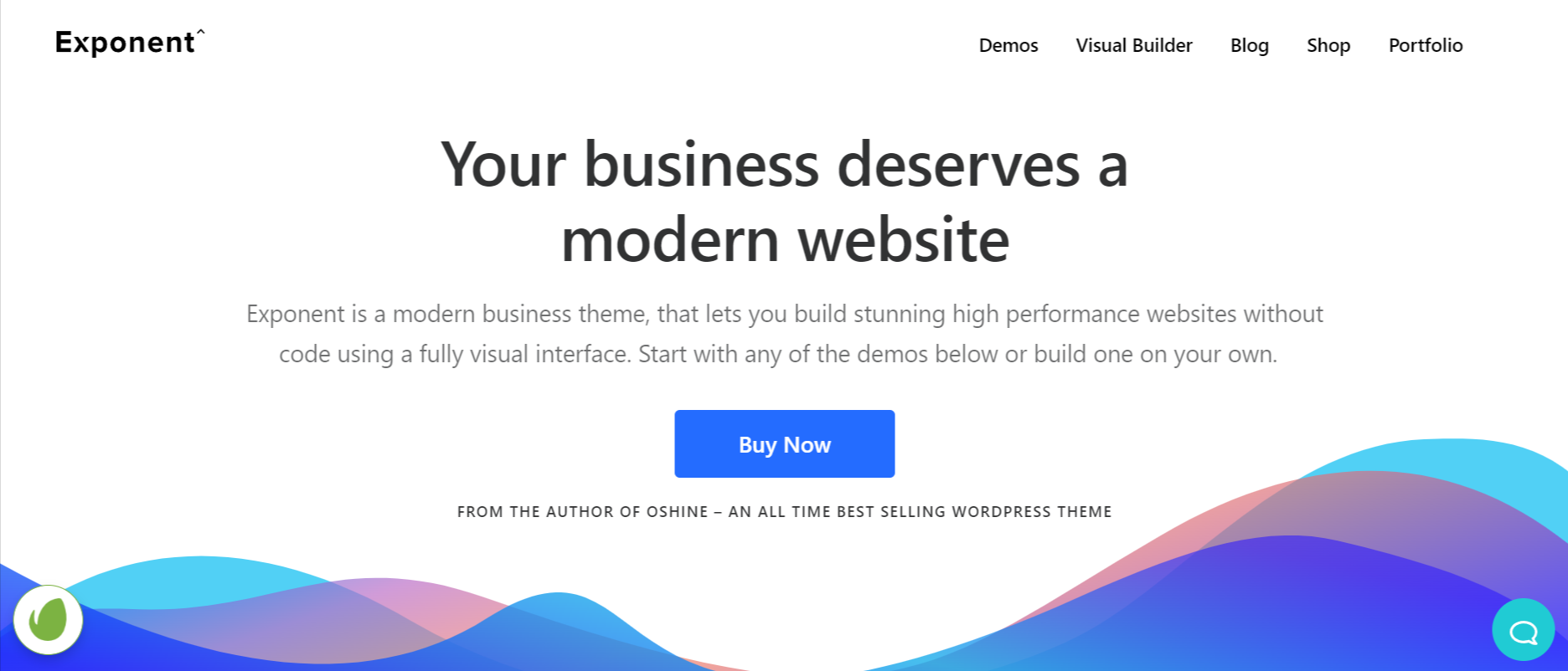 Exponent - WordPress Themes for Artists That Will Amaze You