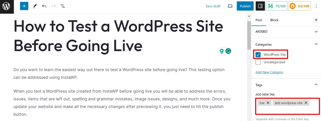 Add New WordPress Post - How to Create a Stunning Live WordPress Demo Site