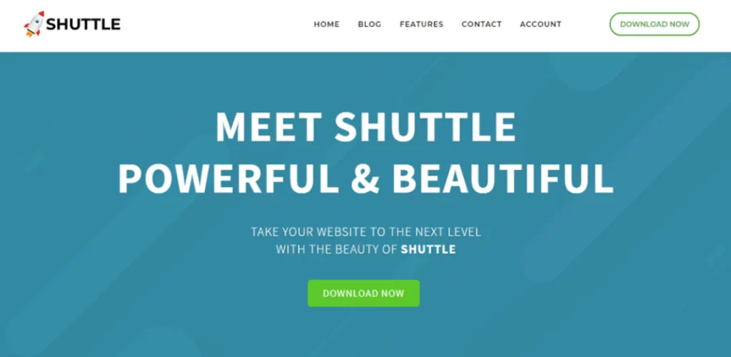 Shuttle - Free eCommerce WordPress Theme
